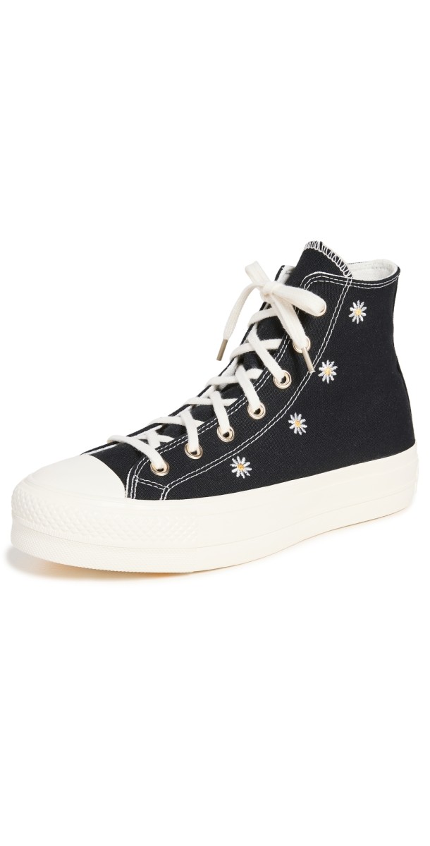 Converse Chuck Taylor All Star Lift Sneakers Black/Egret/LightGold