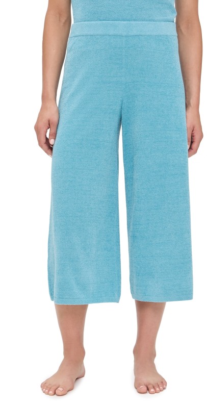Barefoot Dreams Cozy Chic Ultra Lite Palazzo Capris Poolside