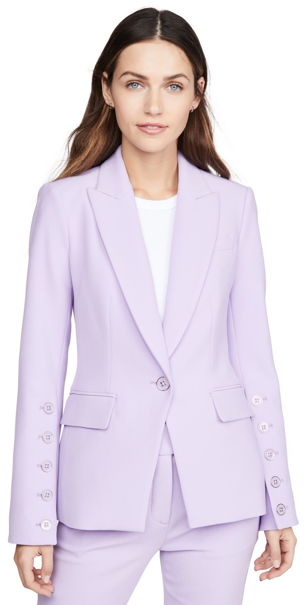 Veronica Beard Fogg Dickey Jacket Lilac