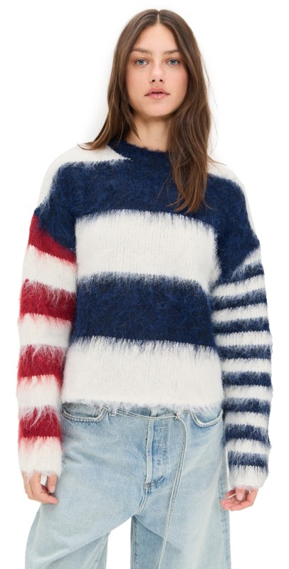 Ragged Priest Buttermilk Knit Navy/Red/Ecru