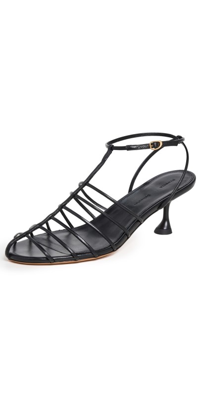 Proenza Schouler Tee Cage Sandals Black