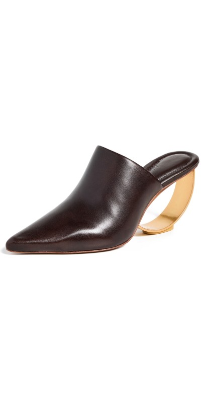 Cult Gaia Noella Mules Espresso