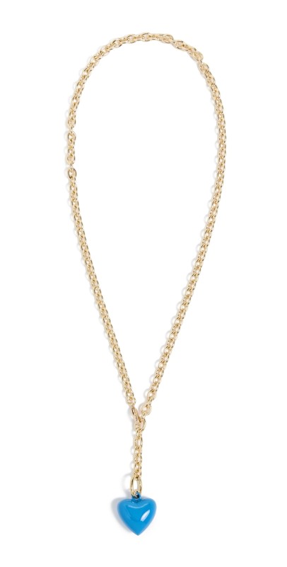 Roxanne Assoulin The Mini Happy Heart Necklace Blu