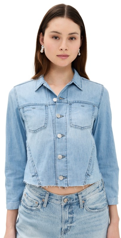 L'AGENCE Janelle Slim Raw Jacket Lozano