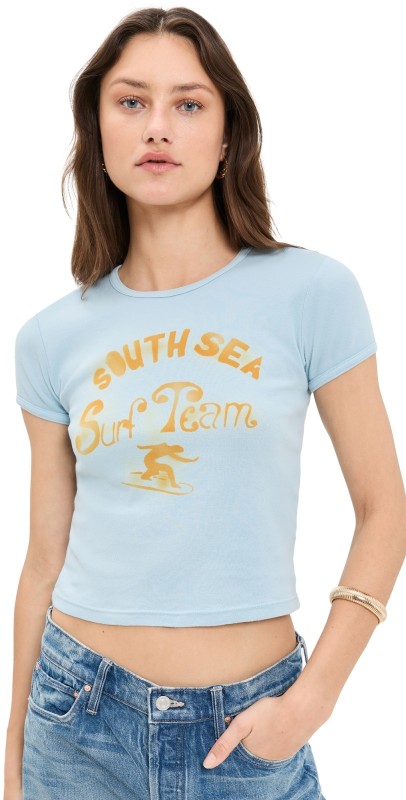 MOTHER The Itty Bitty Ringer Tee Surf Team