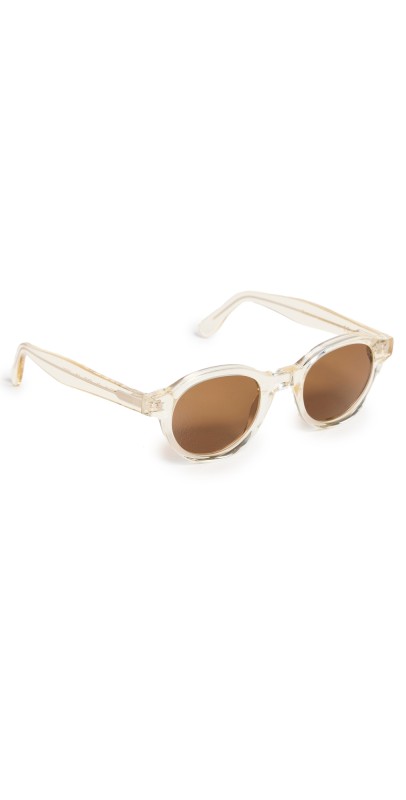 Illesteva Medellin Sunglasses Champagne w/ Brown Lenses