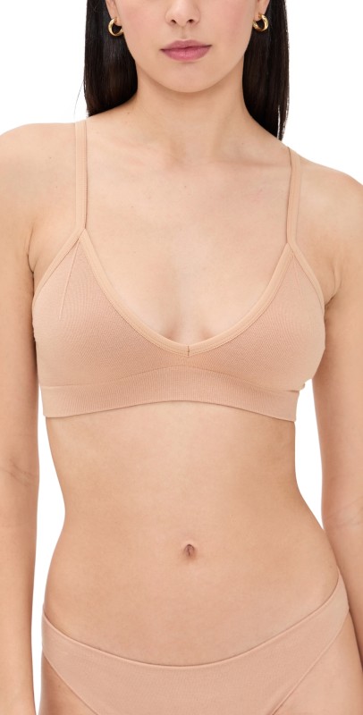 Lunya Seamless Modal Bare Bralette Hushed Tan