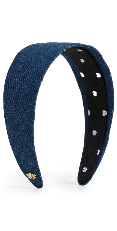 Lele Sadoughi Brigitte Headband French Denim