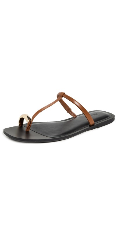 Madewell Lala Thong Sandals Burnt Sienna