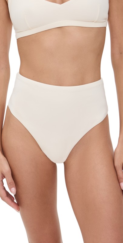 Reformation Ana Bikini Bottoms Fior Di Latte