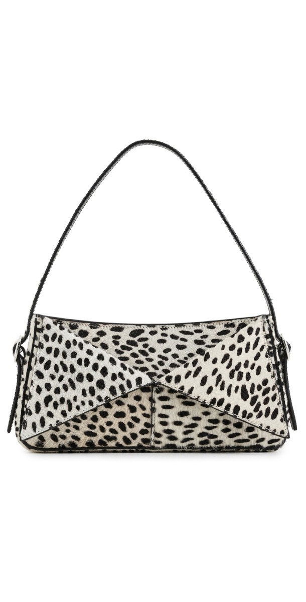 Coperni Belt Baguette Bag WHITE-BLACK PRINT