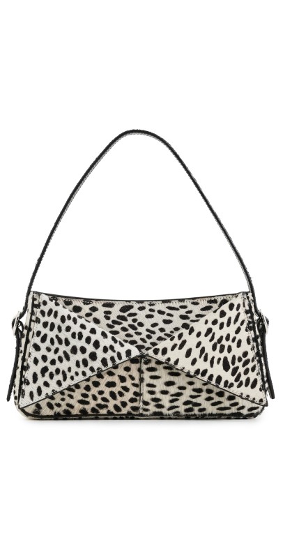 Coperni Belt Baguette Bag WHITE-BLACK PRINT