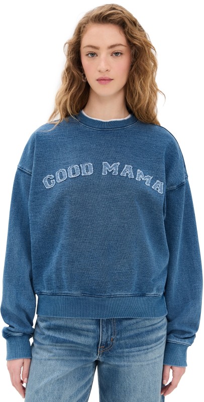 Good American Crewneck Sweatshirt Indigo900