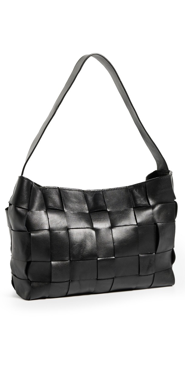 St. Agni Woven Mini Tote Black