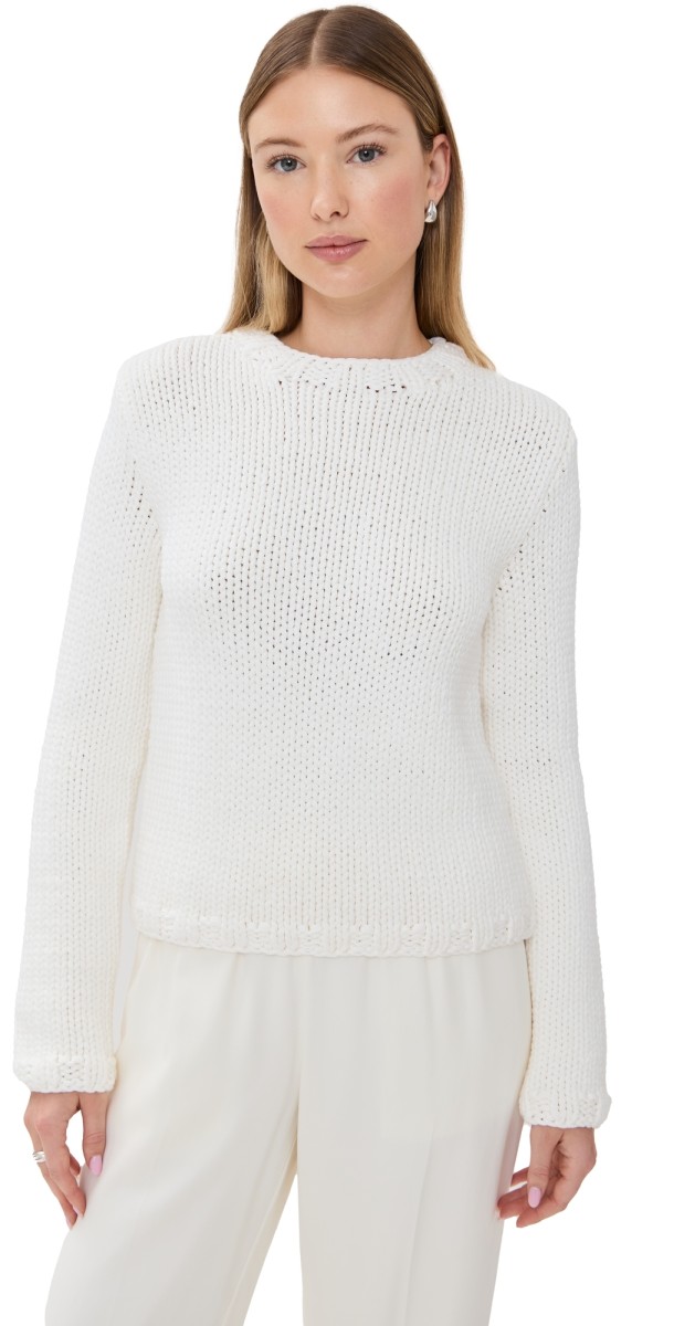CO Long Sleeve Knit White