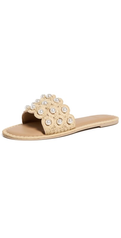 Dolce Vita Harlyn Pearl Sandals LT Natural Raffia