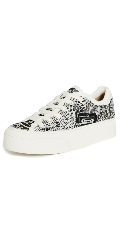 Zimmermann Pixie Low Sneakers Black/Ivory