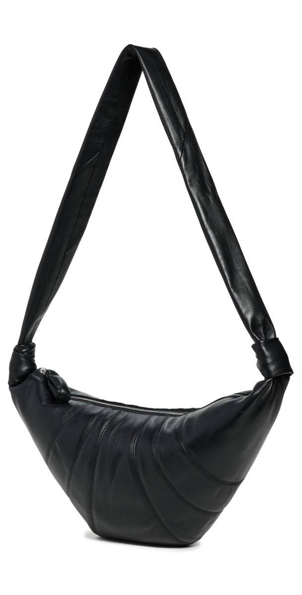 Lemaire Medium Croissant Bag Black