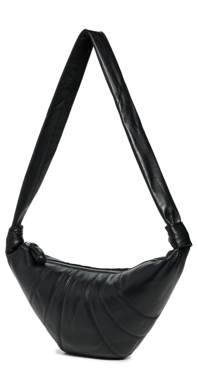 Lemaire Medium Croissant Bag Black