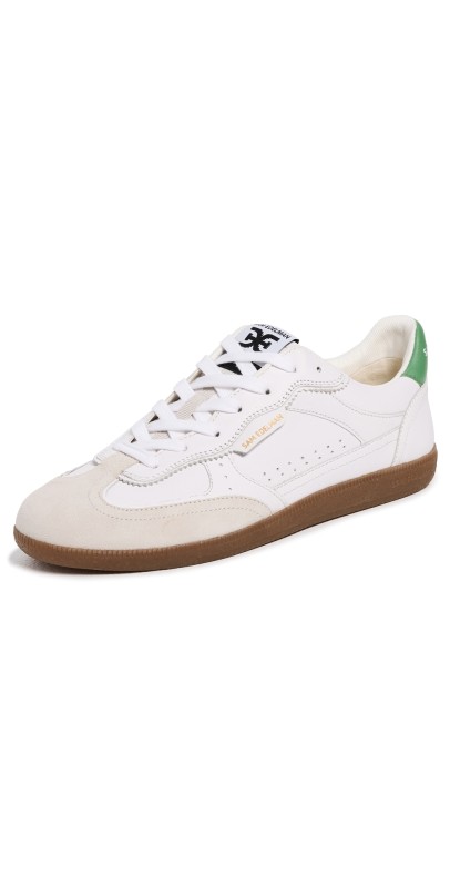 Sam Edelman Kallen Sneakers Run White/Green Garden