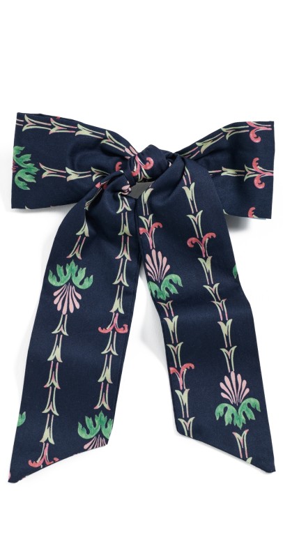 Hill House Home The Belle Bow Trailing Fern, Navy Mult
