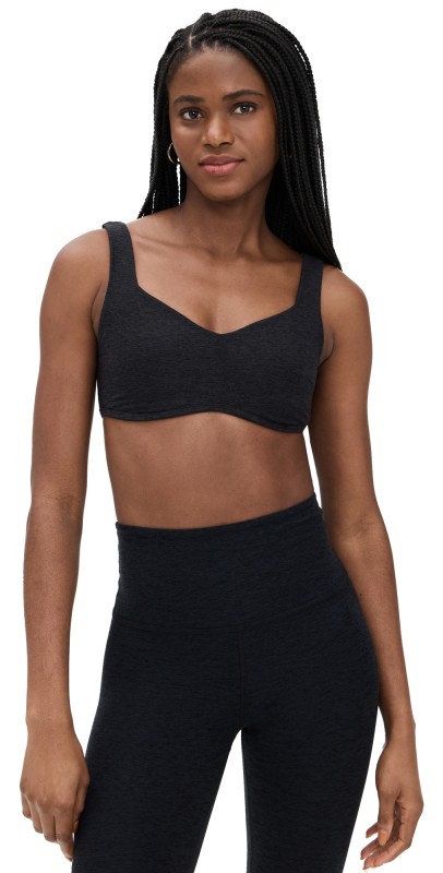 Year of Ours The Isadora Bra Heather Black