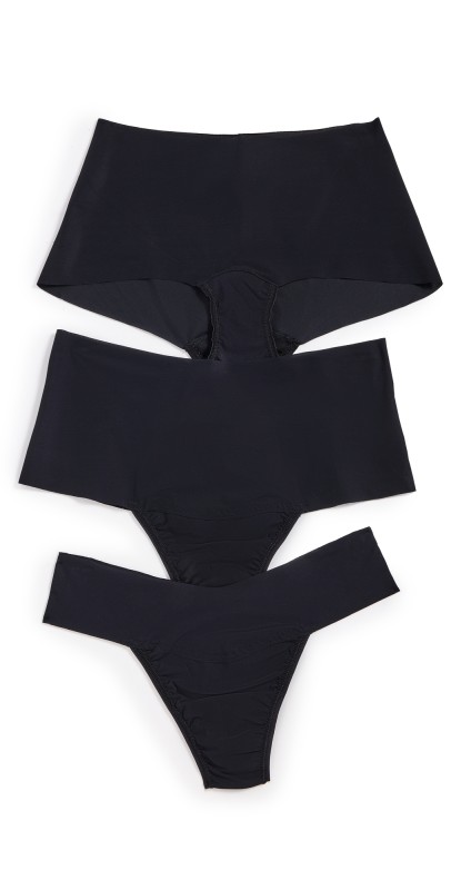 Hanky Panky Breathe Starter Thong 3 Pack Black