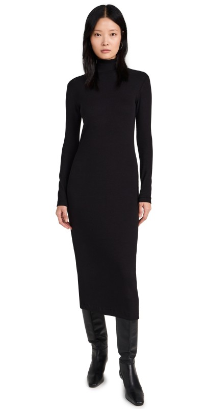 Velvet Agoura Dress Black