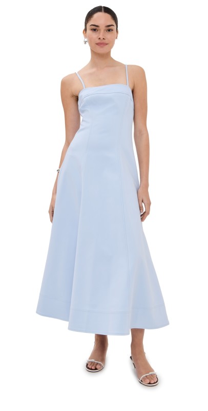 SIMKHAI Marisol Sleeveless Midi Dress PERIWINKLE SKY