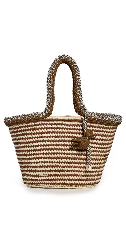 ALÉMAIS Dee Dee Maxi Basket Tote Chocolat