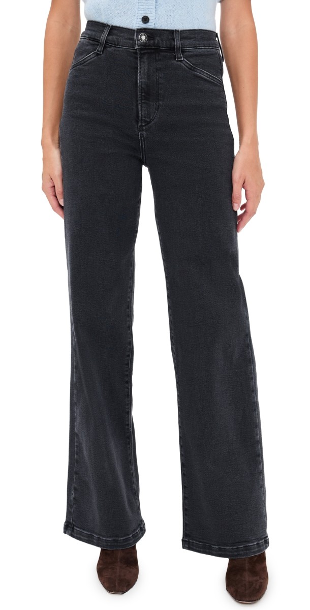 Favorite Daughter The Mischa Super High Rise Wide Leg Jeans Tupelo