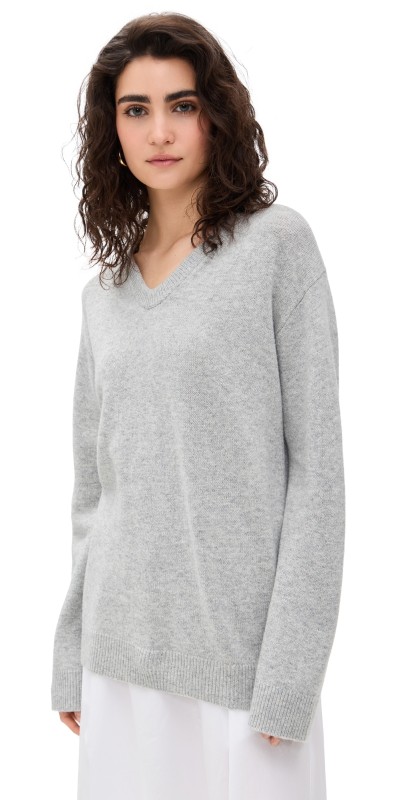 Velvet x Cleo Wade Stevie Sweater Grey