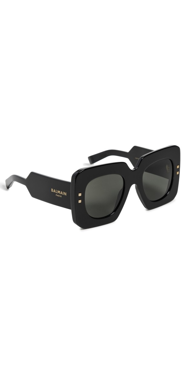 Balmain B-Bold Sunglasses Black/Gold