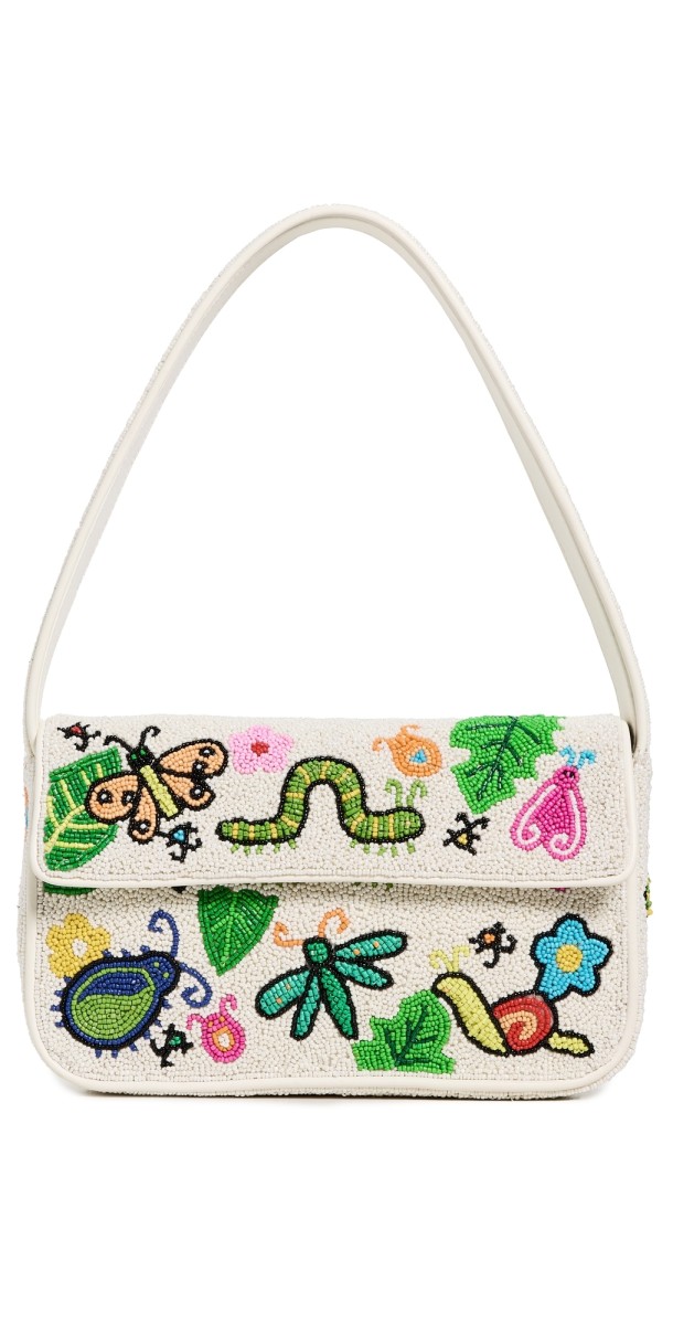 STAUD Tommy Beaded Bag Bug Out