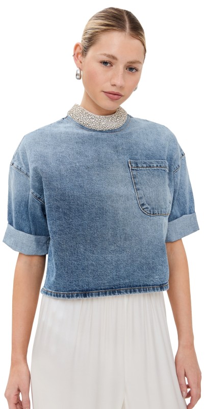 TWP Ex T with Crystal Collar Vintage Wash