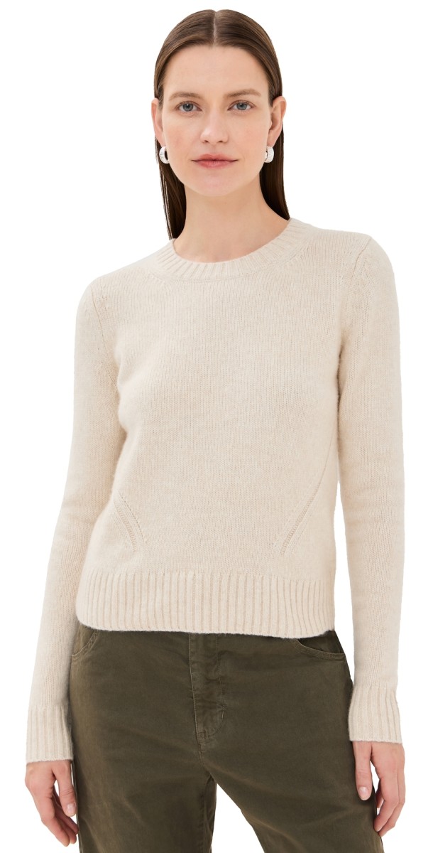 Nili Lotan Gwendolyn Sweater Light Oat Melange
