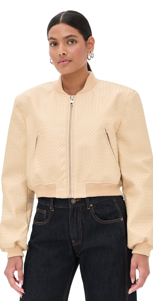 Lioness Allure Bomber Jacket Beige