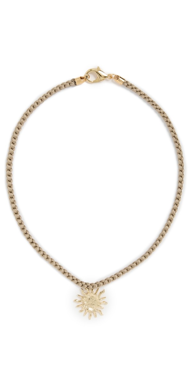 SHASHI Soleil Rope Necklace Gold