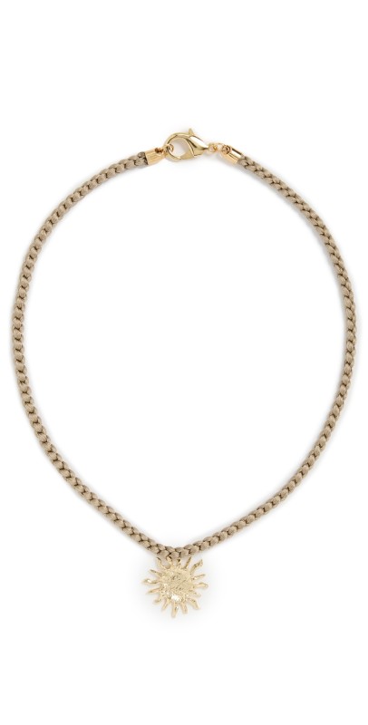 SHASHI Soleil Rope Necklace Gold