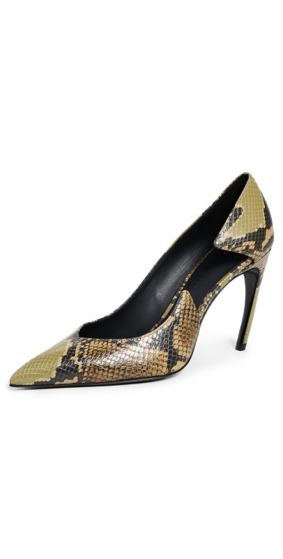 The Attico Mia Pumps 95mm Black/Sahara