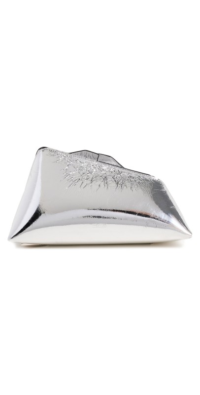 The Attico 8.30 PM Clutch Silver
