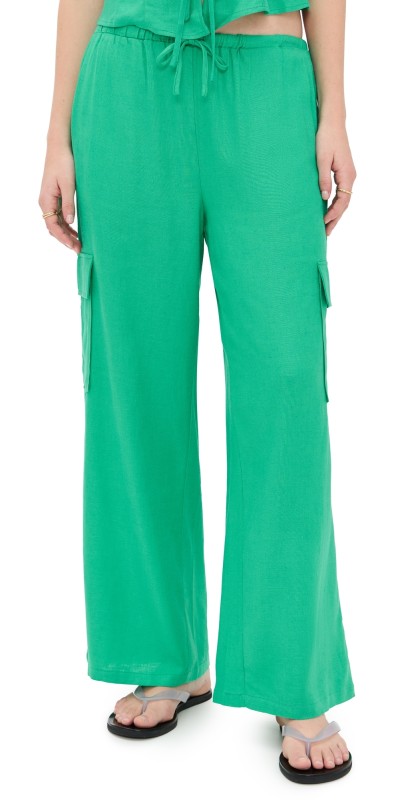 Beach Riot Amara Pants Mediterranean Mint