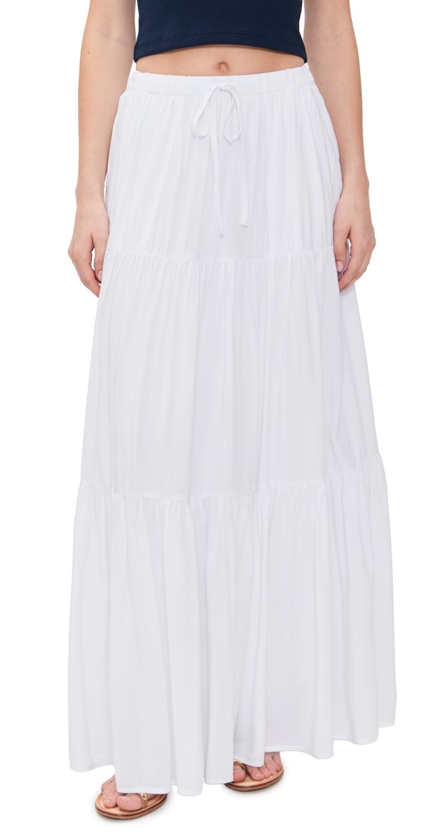 Splendid Melanie Skirt White