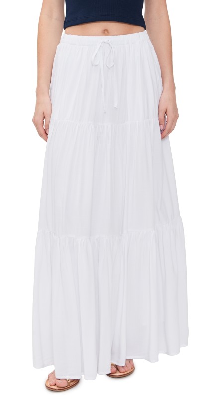 Splendid Melanie Skirt White