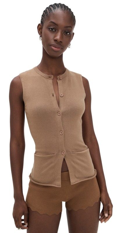 Lioness Kourt Vest Mocha Mousse