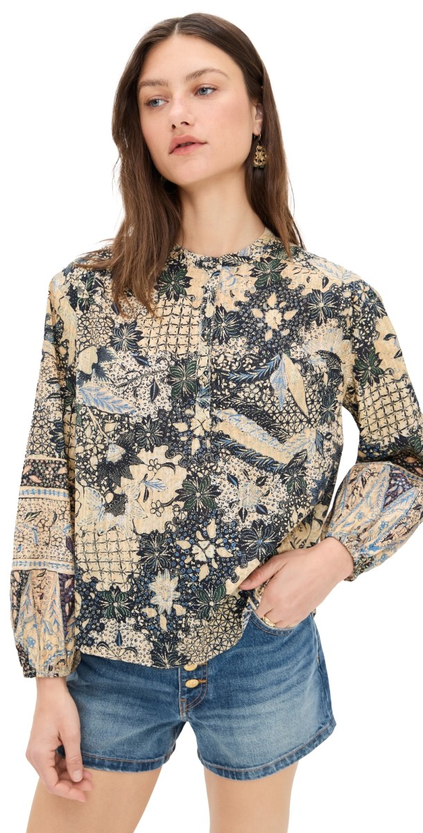 Ulla Johnson Harlowe Blouse Bellflower