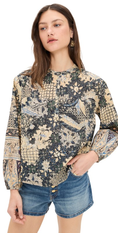 Ulla Johnson Harlowe Blouse Bellflower