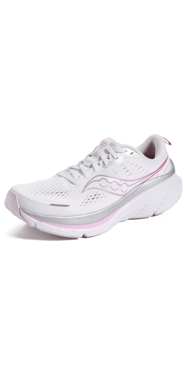 Saucony Guide 18 Sneakers White/Fuchsia