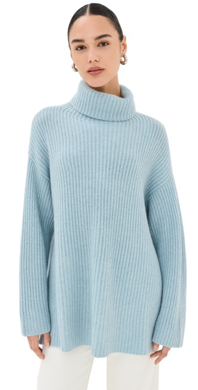 Le Kasha Lisbon Cashmere Sweater Light Blu