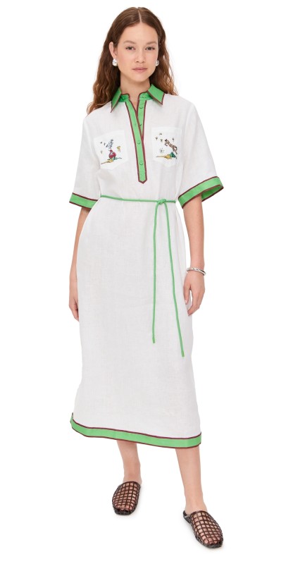 ALÉMAIS Play Polo Dress Cream